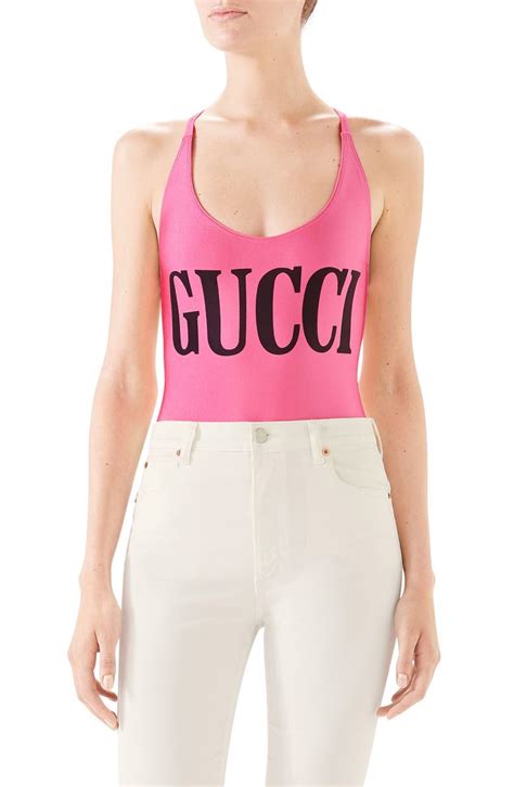 Gucci swimsuit pink